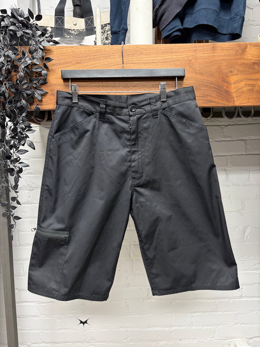 SS2024 Maison Margiela Black Nylon Cargo Shorts