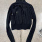 Rick Owens Olmar & Mirta Era ‘Sheer Back’ Zip Up High Neck Track Jacket