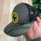 Chrome Hearts Camo Cross Patch Mesh Trucker Hat