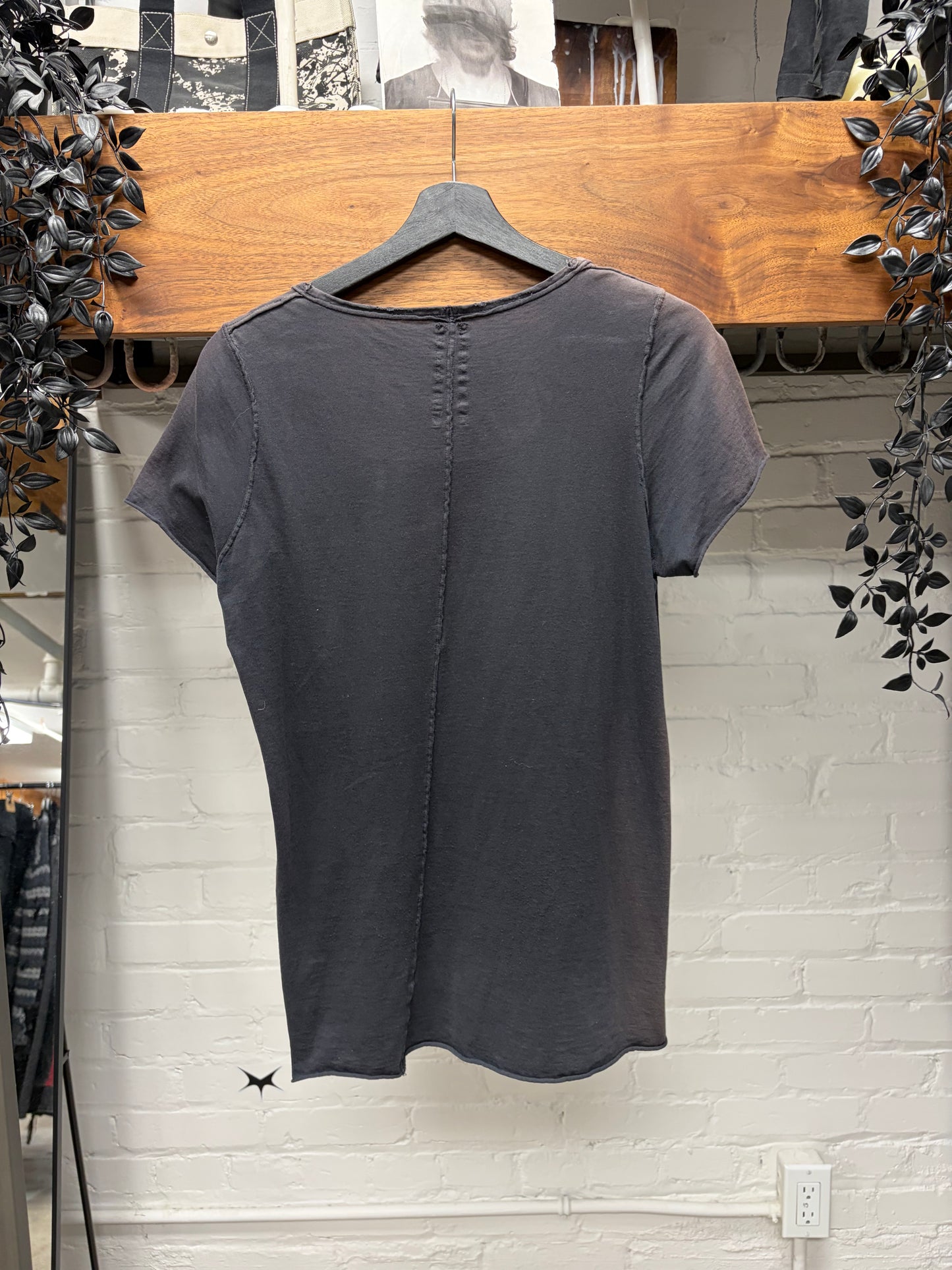 AW2007 Rick Owens ‘Dreams’ Traume Dust Brown T-Shirt