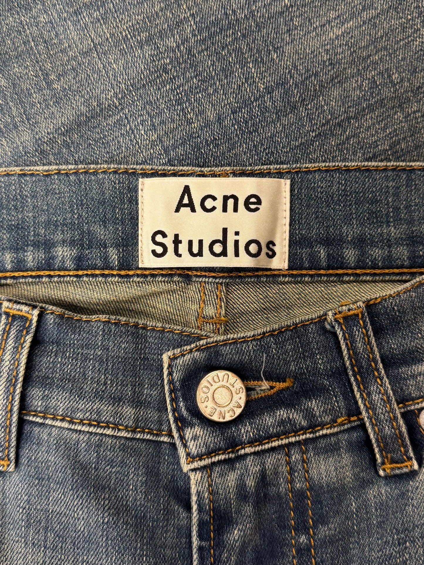 Acne Studios ‘Ace LT’ Dirt Wash Slim/Skinny Denim