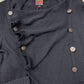 Vintage Jean Paul Gaultier ‘Napoleon’ Fencing Closure Black Sweater