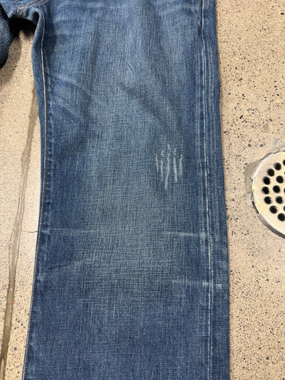 Dior Homme ‘Clawmark’ Washed Blue Denim