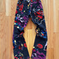 Vintage 1990s Versace Jeans Couture Floral Faces Denim