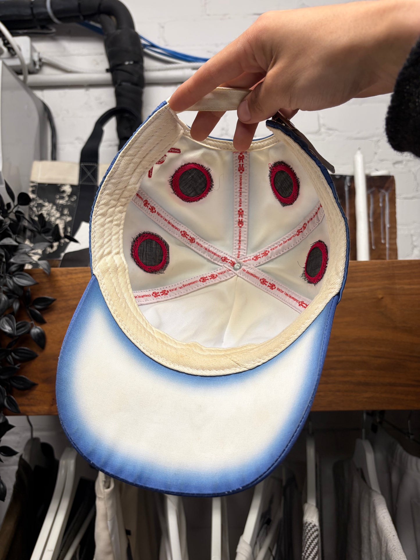 SS2021 Walter Van Beirendonck ‘Mirrors’ Strap-Back Baseball Cap