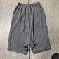 Comme Des Garçons 3/4 Length Drop Crotch Sweat Shorts
