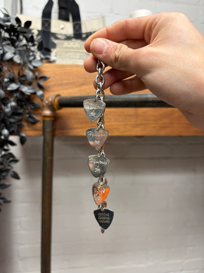 Hysteric Glamour ‘Guitar Pick’ Silver Charm Bracelet