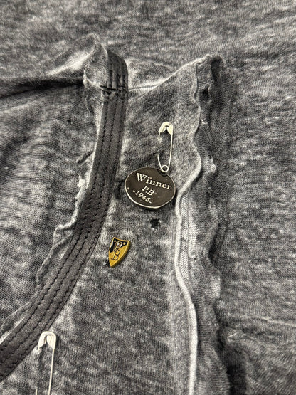 SS2011 Balmain ‘Safety Pin’ Thrash Distressed Tank Top