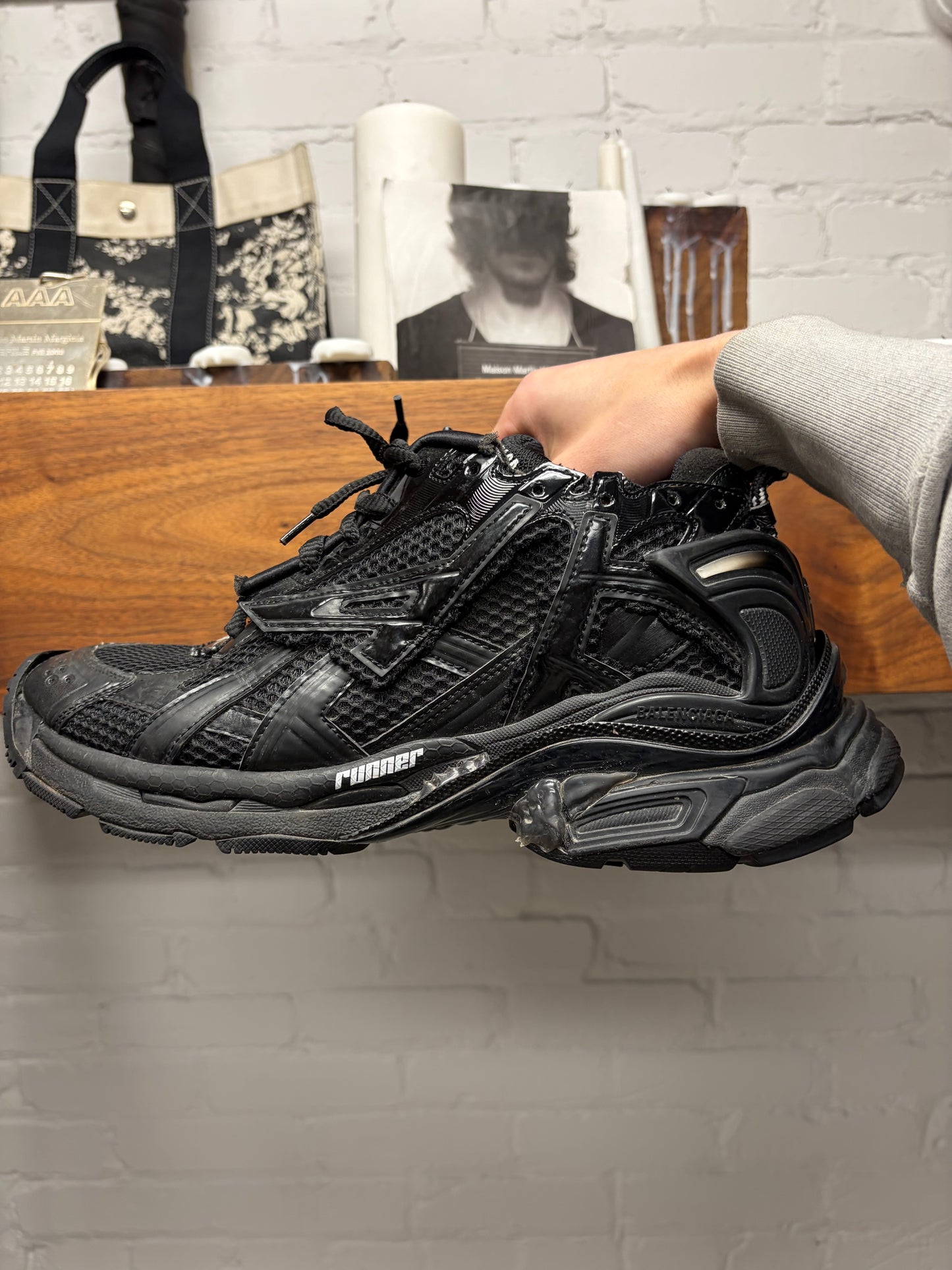 Balenciaga ‘Runner’ Black Low Top Sneakers