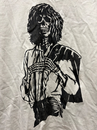 SS2004 Number (N)ine ‘Patti Smith’ Distressed White Graphic T-Shirt