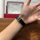Vintage Cartier ‘Tank’ Vermeil 1613 With Genuine Crocodile Leather Band