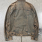 Helmut Lang ‘Dirt Wash’ Brown Denim Trucker Jacket