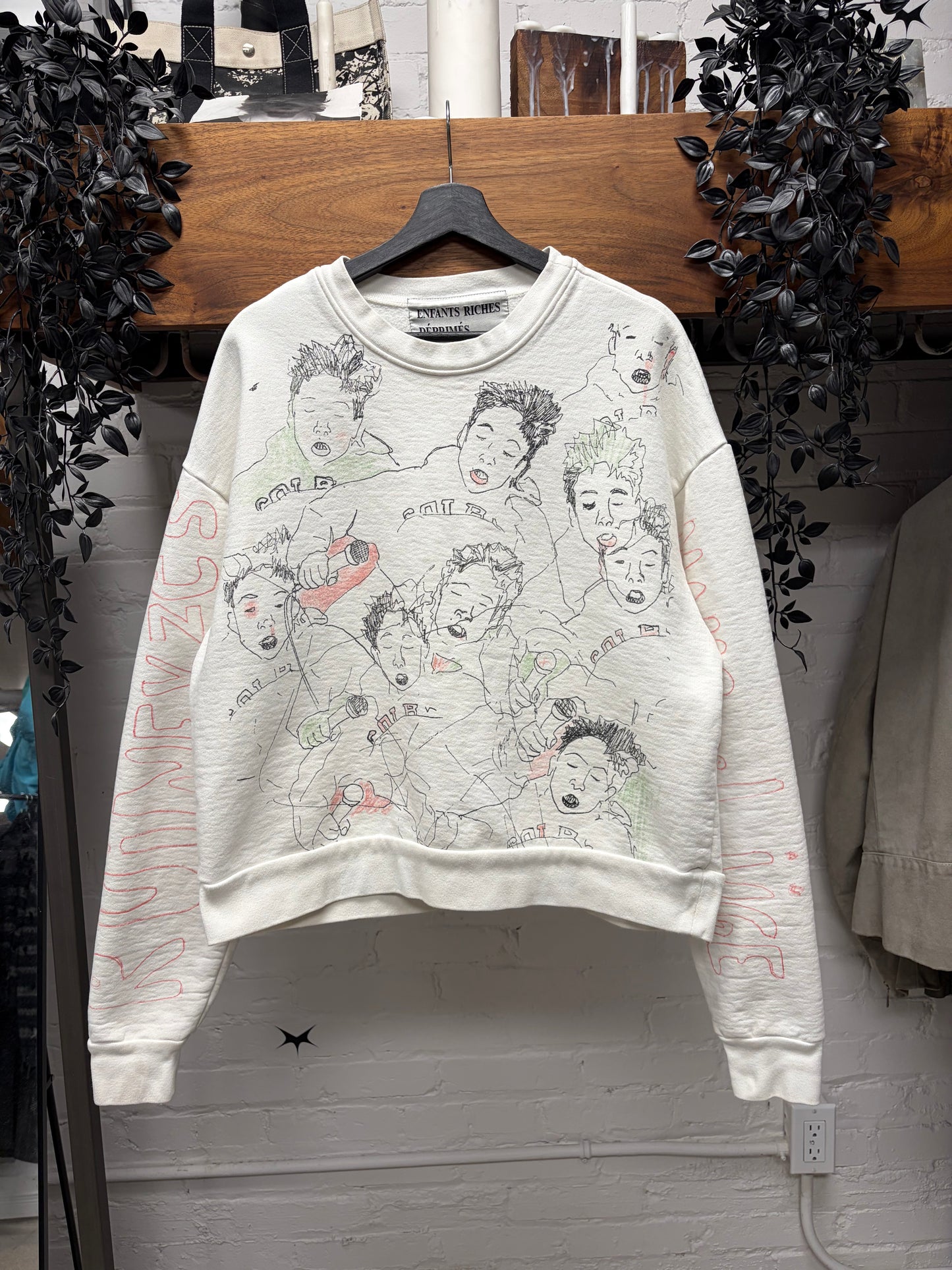 Enfants Riches Deprimes ‘West Berlin’ Sketch Print Sweatshirt