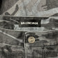 2020 Balenciaga Japan Exclusive ‘Russian Police Camo’ Oversized Denim Shorts