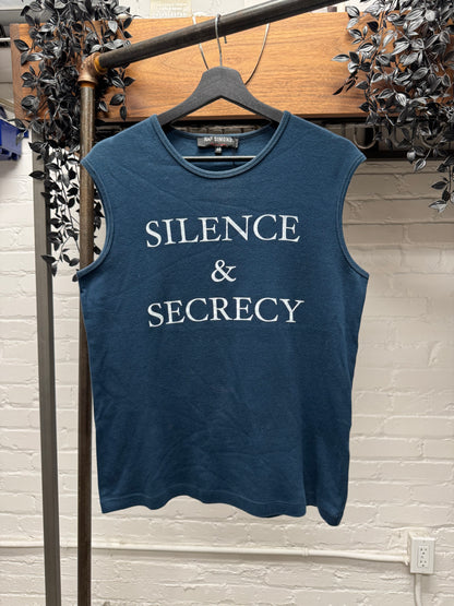 SS2002 Raf Simons ‘Silence & Secrecy’ Tank Top