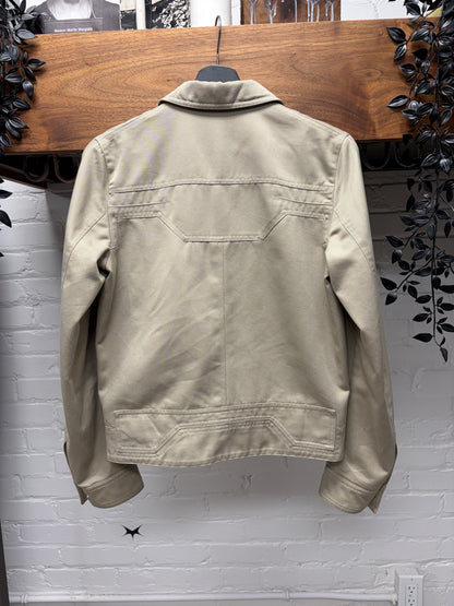 SS2008 Dior Homme ‘Untitled’ Cropped Tan Denim Jacket