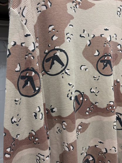 SS2025 Supreme x Aphex Twin Themal ‘Desert Camo’ Long Sleeve Shirt