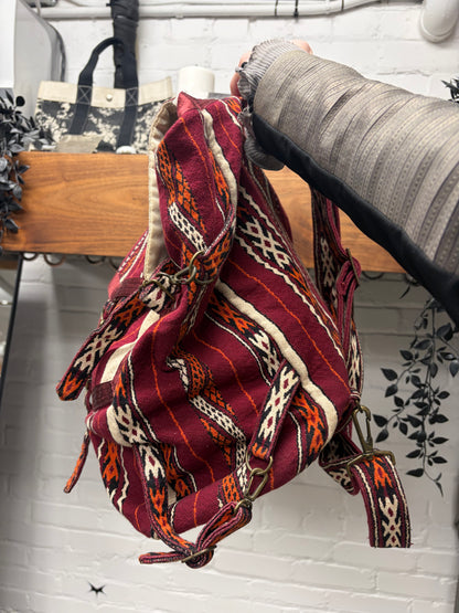 SS2009 Number (N)ine ‘The Lonesome Heroes’ Ethnic Patterned Woven Backpack