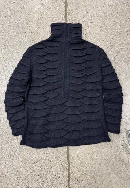 Ann Demeulemeester ‘Fish Scale’ Alpaca Wool Sweater