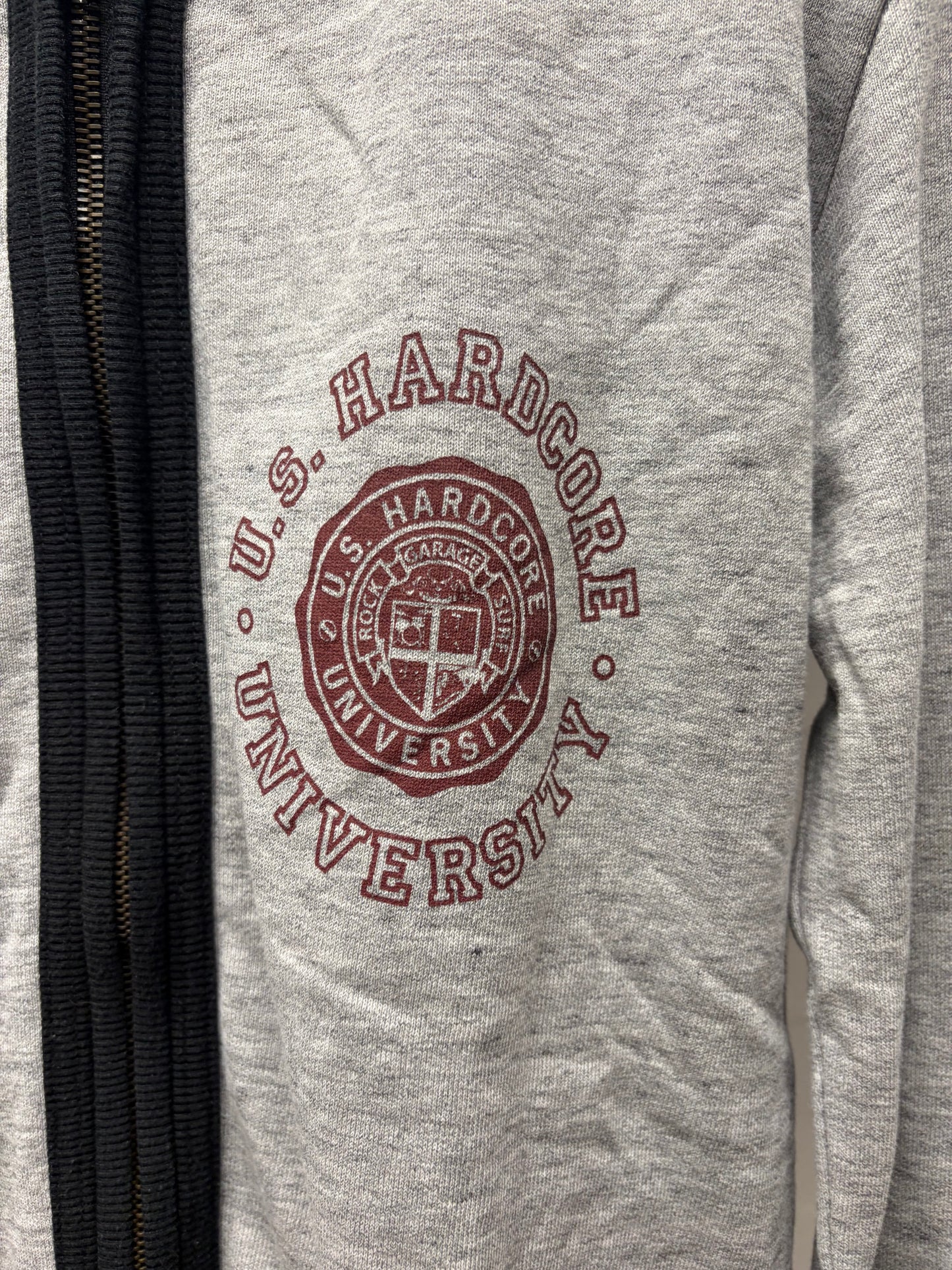 Number (N)ine ‘Hardcore University’ Grey Sweatshirt Cotton Cardigan