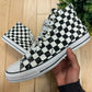 Number (N)ine ‘Chuck 70’ Checkerboard High Top Sneakers