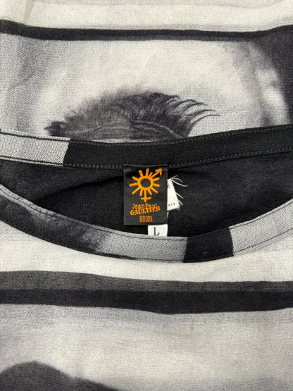 SS2001 Jean Paul Gaultier ‘Madonna’ Mesh Long Sleeve Top