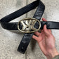 Vintage YSL Gold Buckle Belt