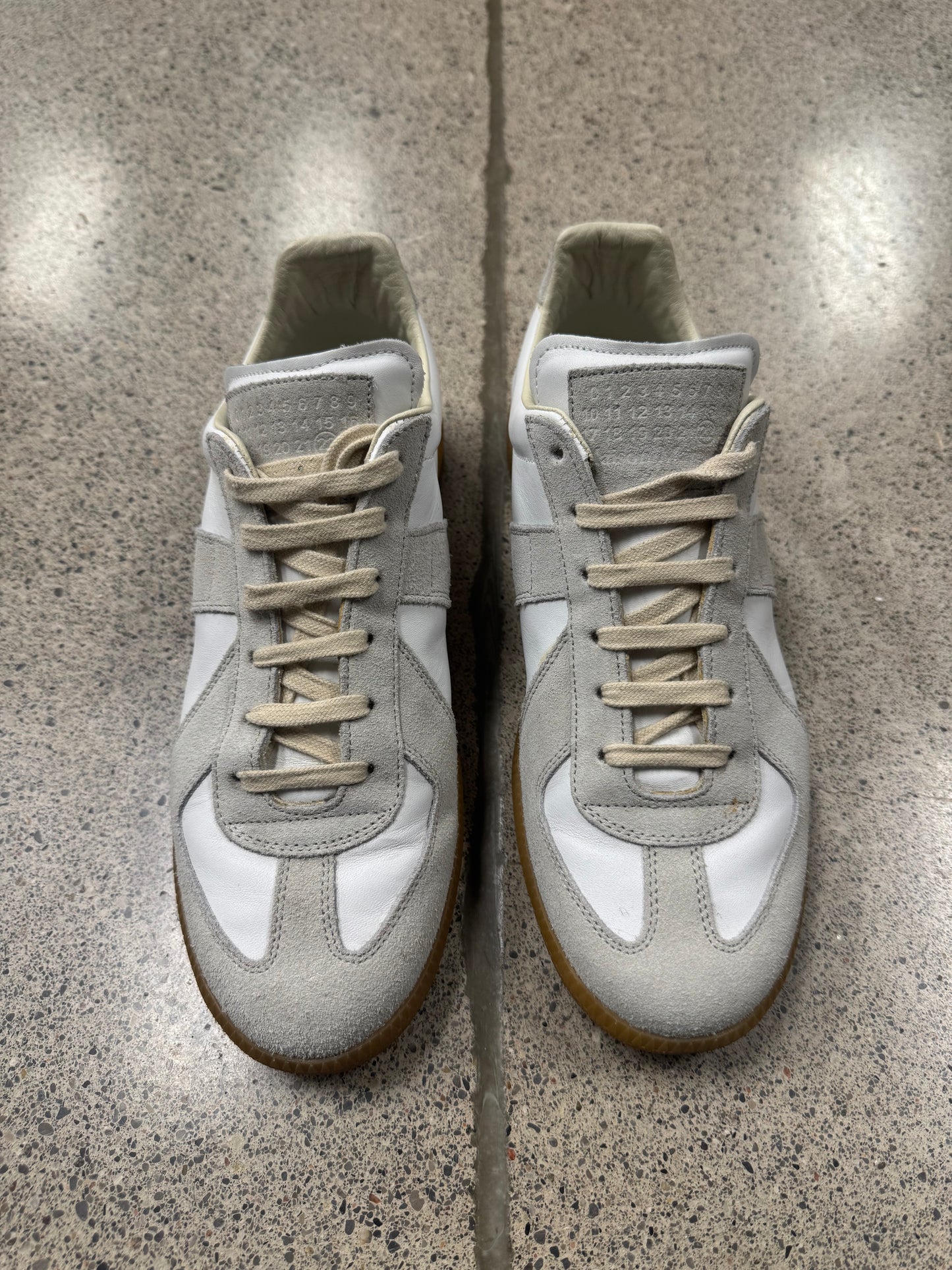 Maison Margiela Replica G.A.T. White/Gum Low Top Sneakers