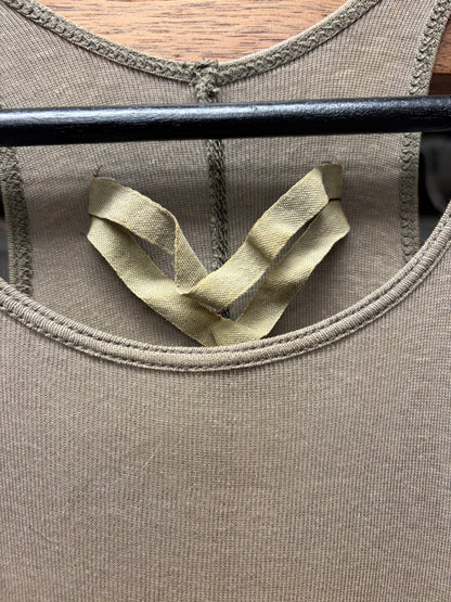 Early 2000s Rick Owens O&M Era Dust ‘Dickflap’ Tank Top