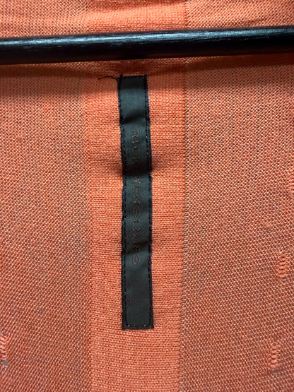 Rick Owens Lilies Coral Pink Waterfall Cardigan
