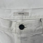 Celine White ‘Raw Hem’ Slim/Skinny Denim