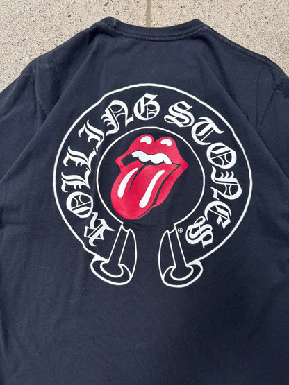 Chrome Hearts x Rolling Stones Horseshoe ‘Tongue & Lips’ Shirt
