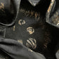 Dries Van Noten Gold Appliqué Black Slim/Straight Trousers