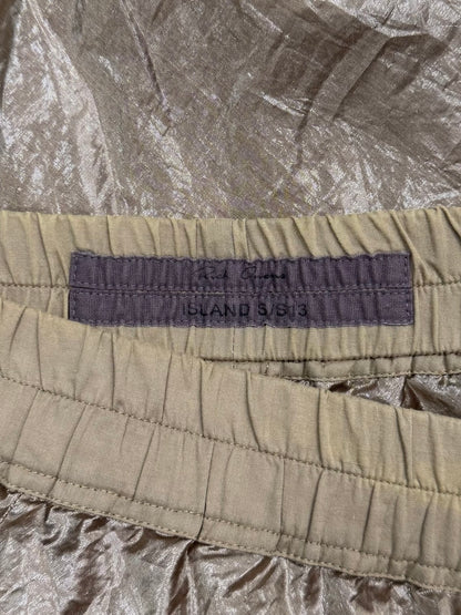 SS2013 Rick Owens ‘Island’ Gold Drop Crotch Shorts