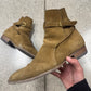 Saint Laurent ‘Jodhpur’ Brown Suede Buckle Boots