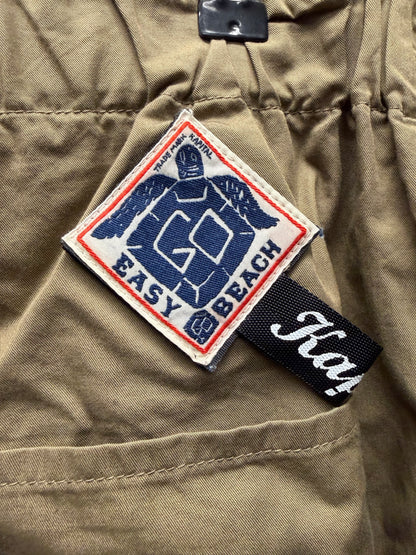 Kapital ‘Easy Beach Go’ Balloon Cut Brown 3/4 Length Pants
