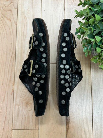 Miharayasuhiro Studded Black ‘Birkenstock’ Sandals