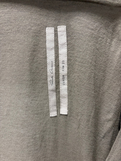 AW2023 Rick Owens ‘Luxor’ Dust Brown Asymmetric Tank Top