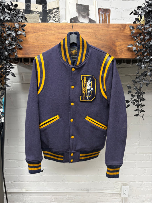 Hysteric Glamour ‘Detroit Rock’ Chenille Patch Wool Varsity Jacket