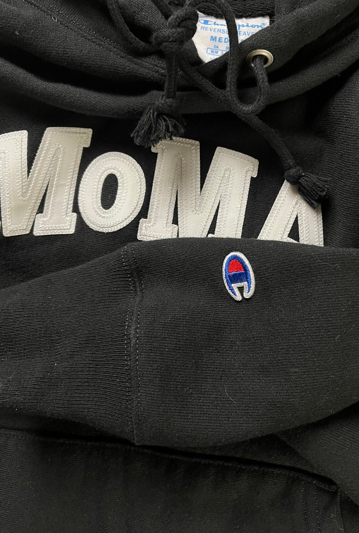 MoMA Champion Reverse Weave Embroidered Logo Hoodie