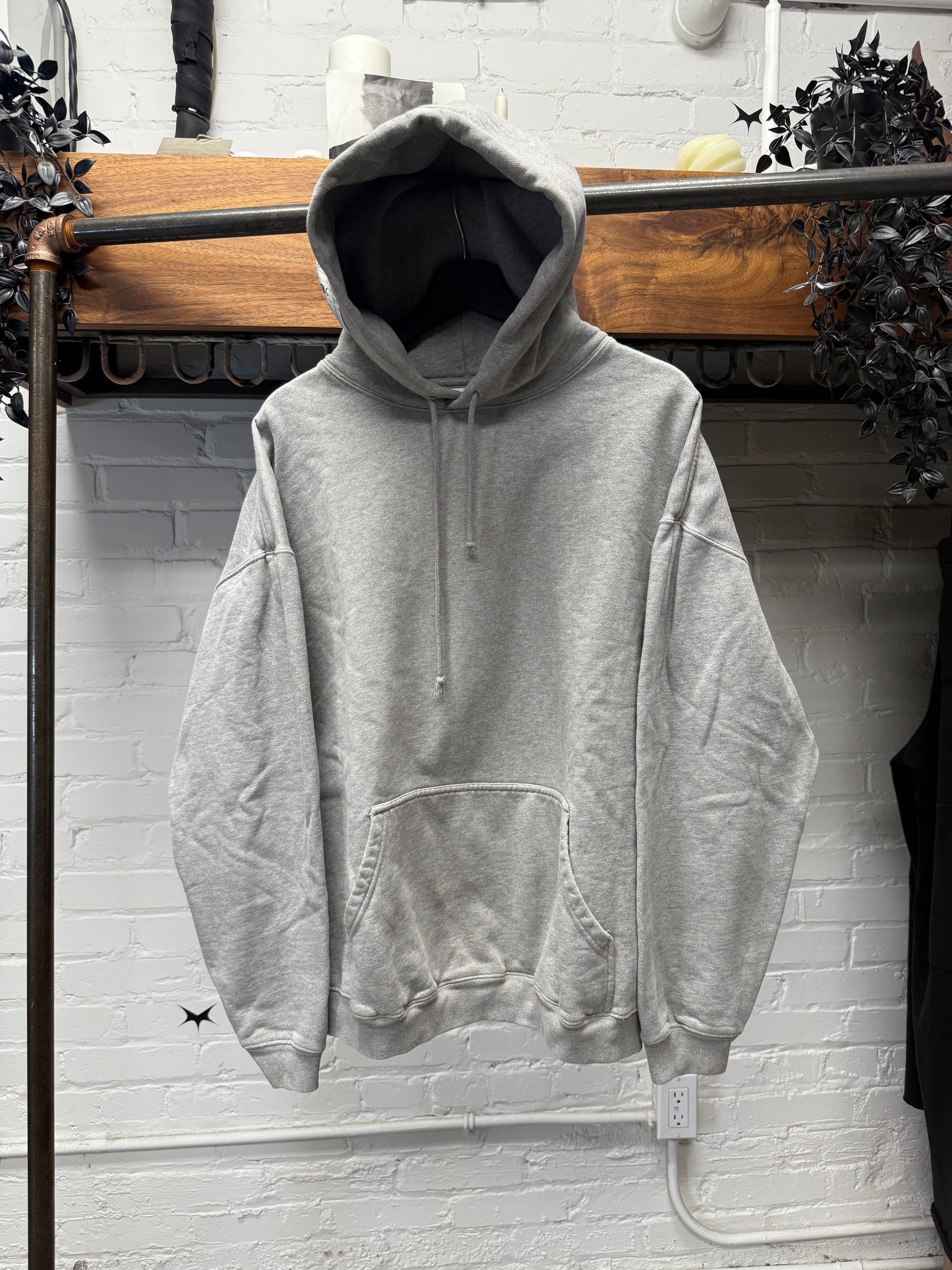 AW2020 Vetements ‘Work in Progress’ Grey Pullover Hoodie