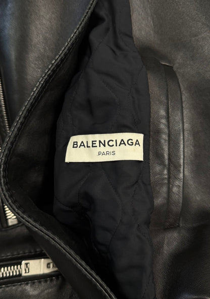 AW2013 Balenciaga by Nicholas Ghesquiere Leather Moto Jacket