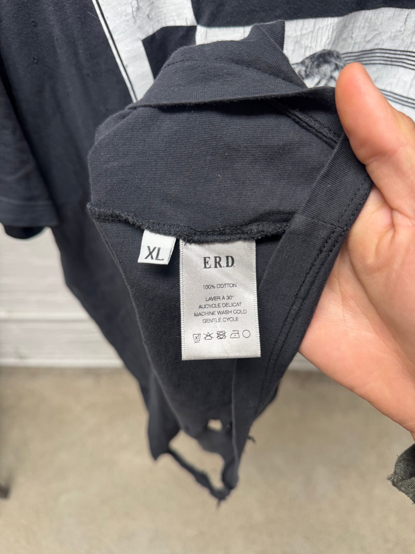 Enfants Riches Deprimes ‘No Reply’ Thrash Distressed Graphic T-Shirt