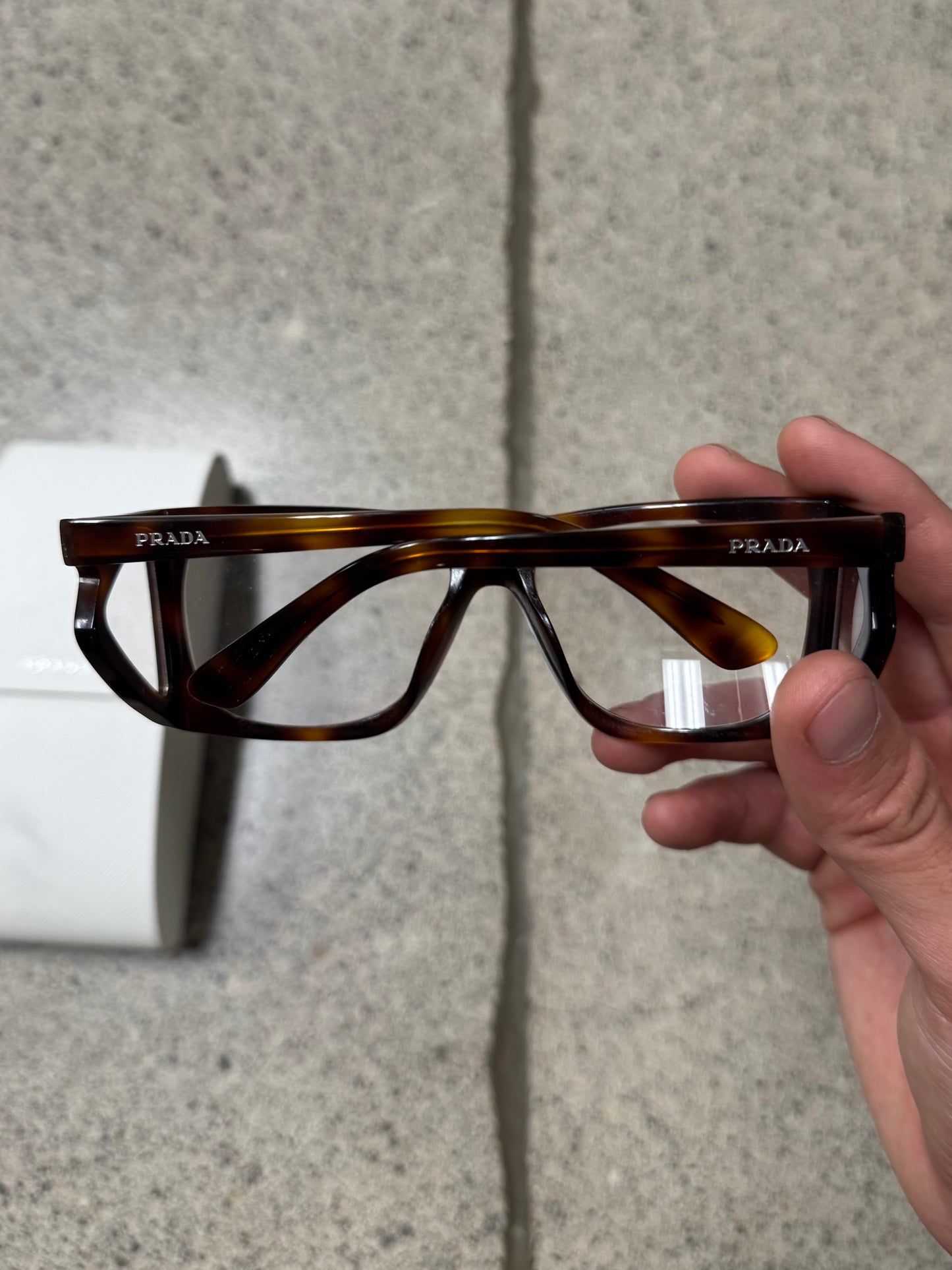 Prada Brown Tortoiseshell ‘Blue-Ray’ Sunglasses