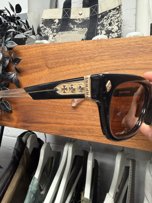 Chrome Hearts ‘Dick Fitziner’ 18K Gold Sunglasses