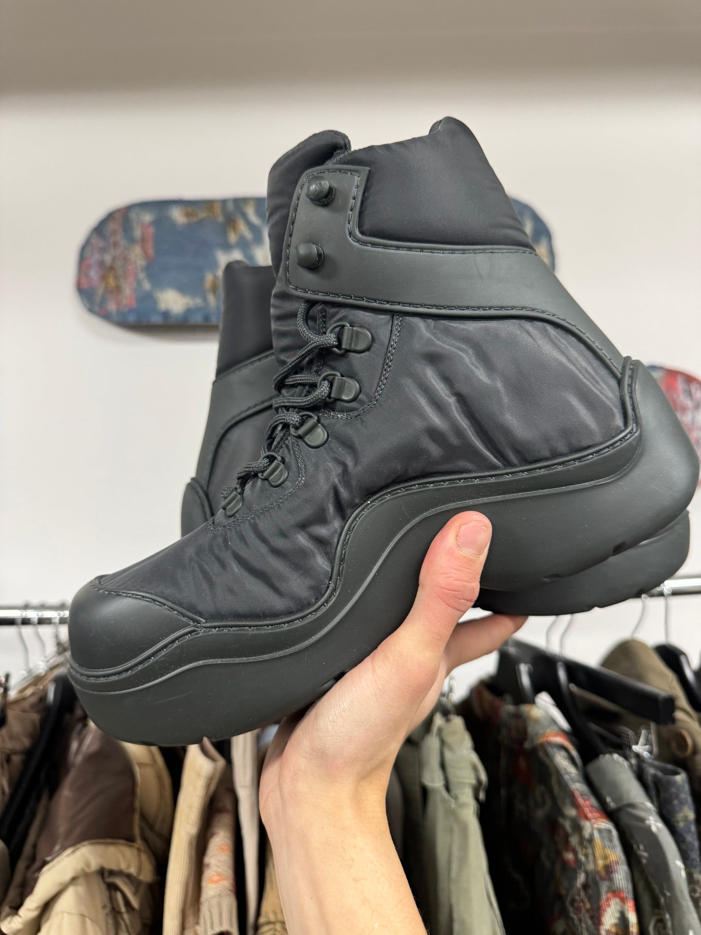 Bottega Veneta ‘Puddle’ Bomber Hiking Boots