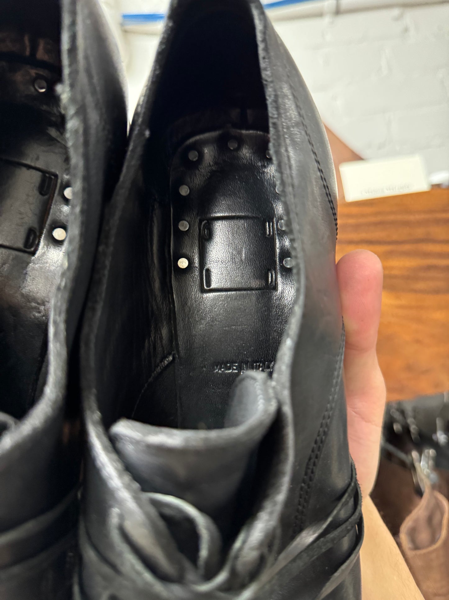 Guidi 9082 Full Grain Horse Leather Square Toe Derbys