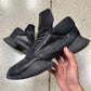 Rick Owens x Adidas ‘Vicious’ Black Leather Tech Runners