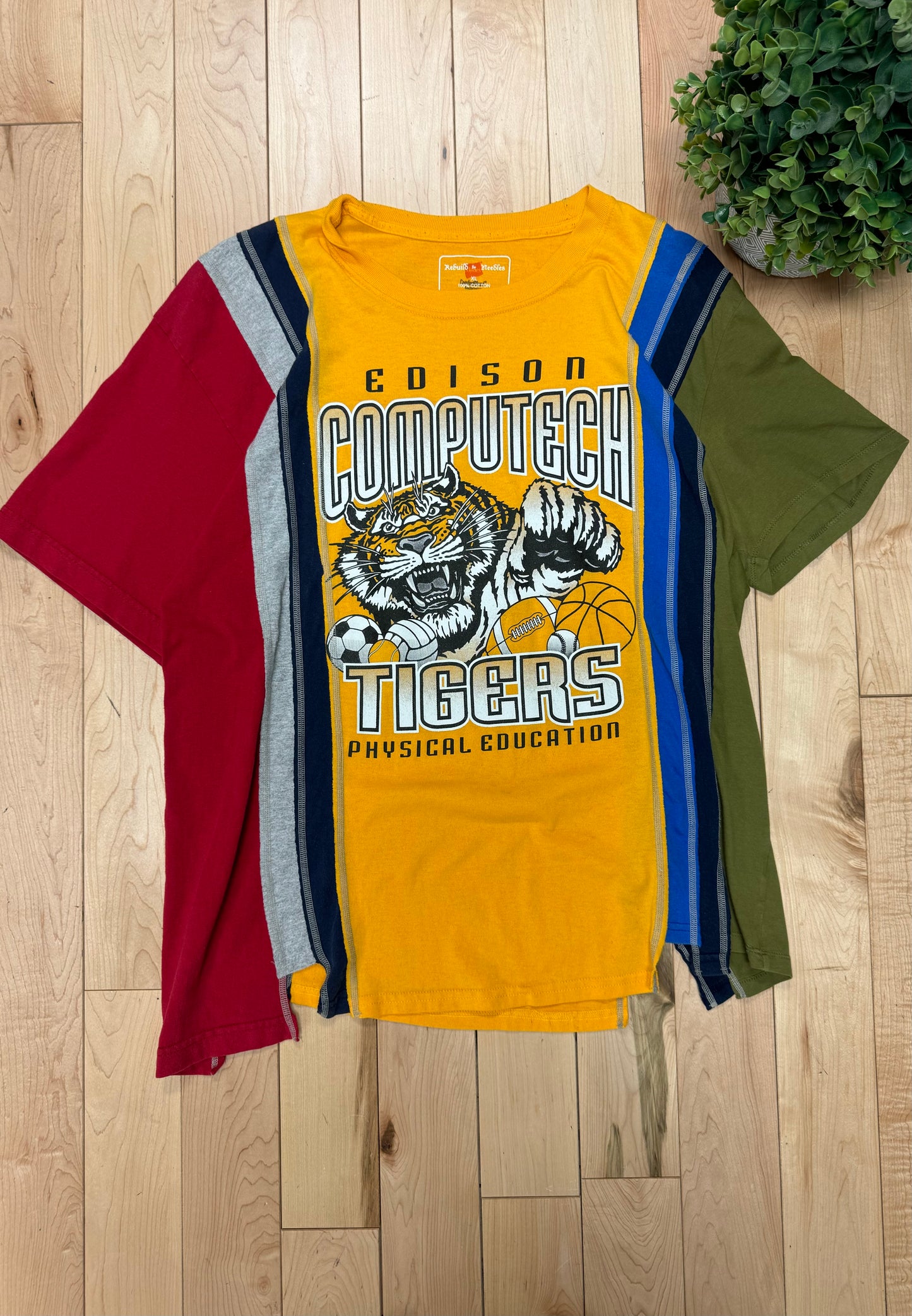 Needles Rebuild ‘Edison Tigers’ Reconstructed T-Shirt