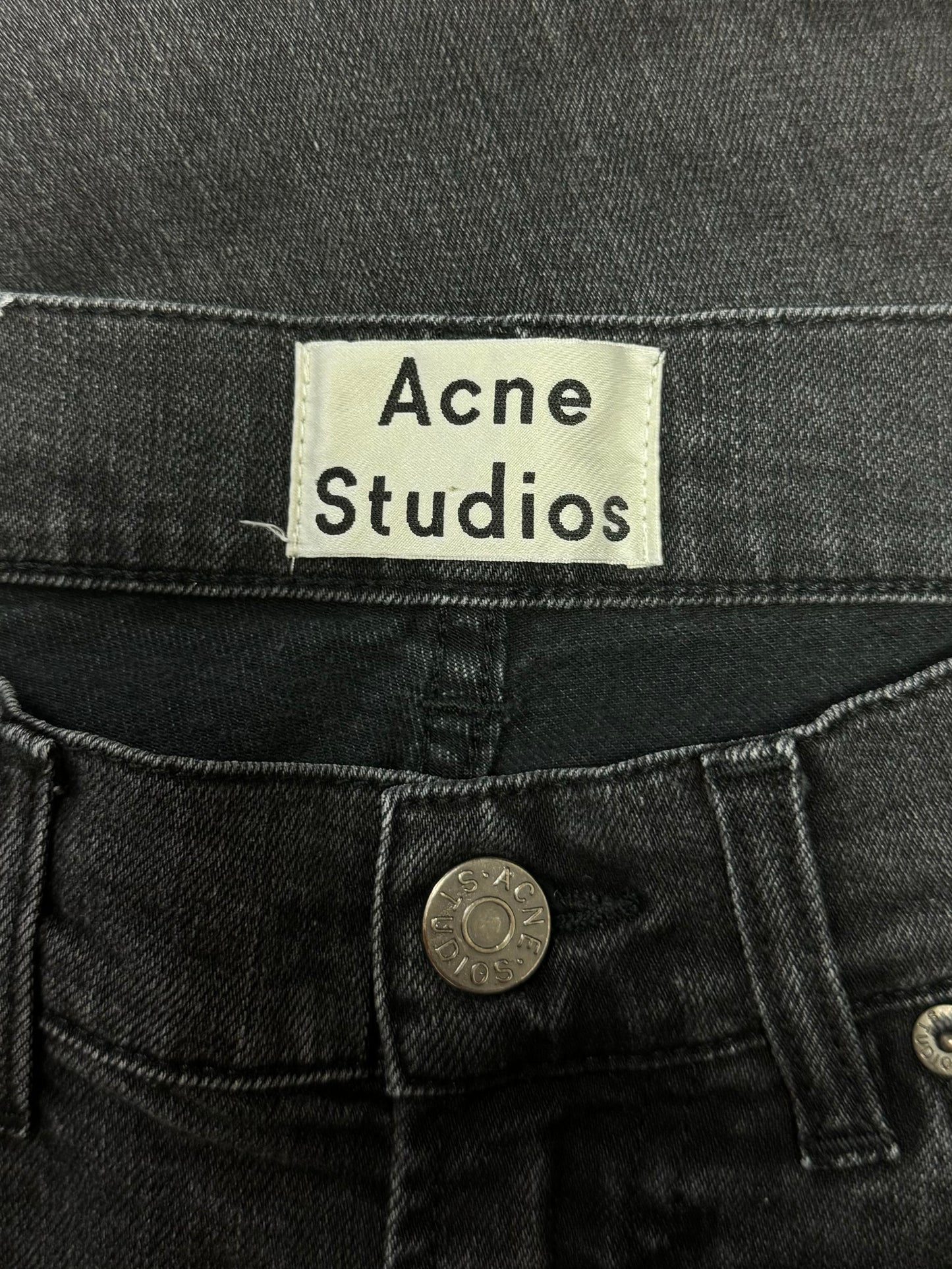 Acne Studios ‘Ace’ Black Slim/Skinny Cut Denim